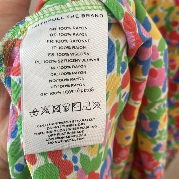 Faithfull the Brand Multicolor Floral Midi Dress - Picture 12 of 12